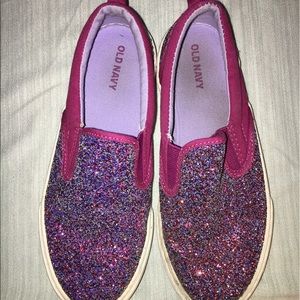 Glitter Slip on Shoes